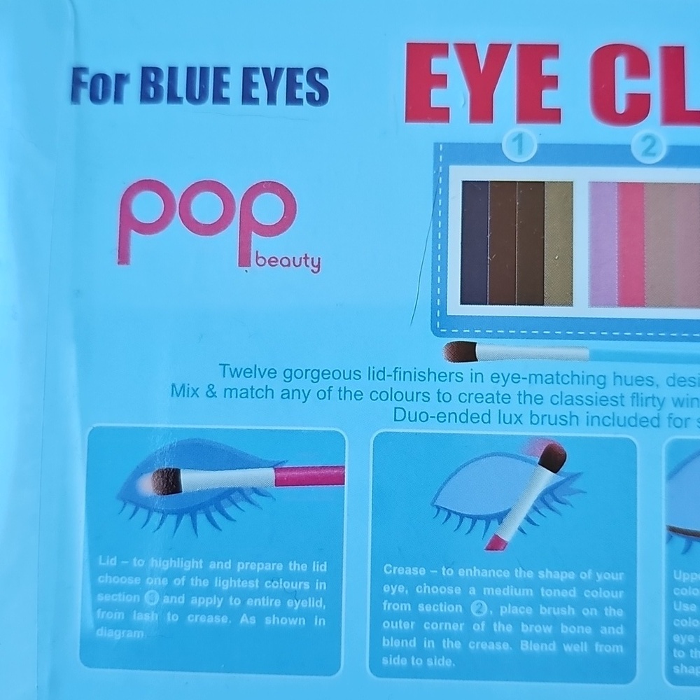 Vintage Pop Beauty Blue Eyes Eyeshadow Palette - Collector's Item - Never Used - Picture 6 of 8